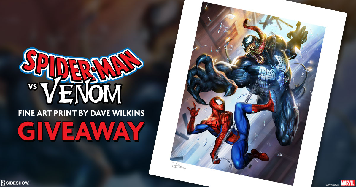 Spider-Man vs Venom Fine Art Print Giveaway