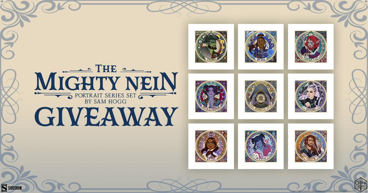 Mighty Nein Portrait Series Fine Art Print Set Giveaway