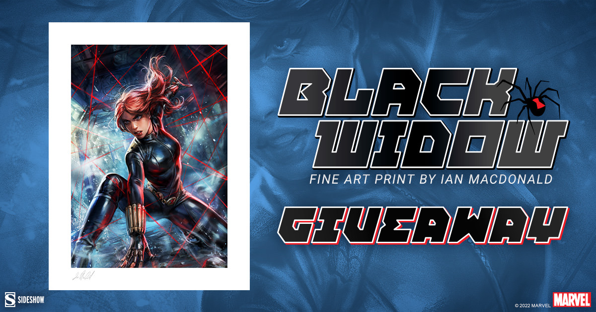 Black Widow Fine Art Print Giveaway