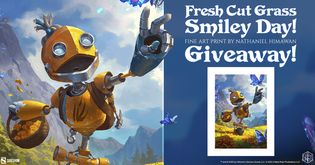 Fresh Cut Grass: Smiley Day! Fine Art Print Giveaway