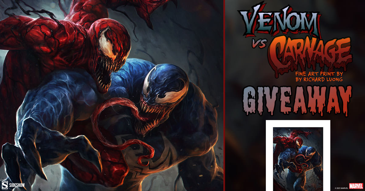 Venom vs Carnage Fine Art Print Giveaway