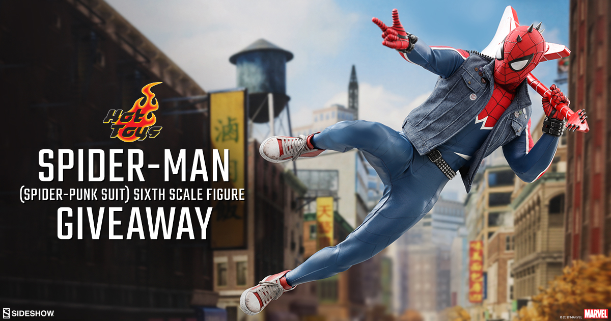 Hot Toys Spider-Man Spider-Punk Suit Sixth Scale Figure Contest