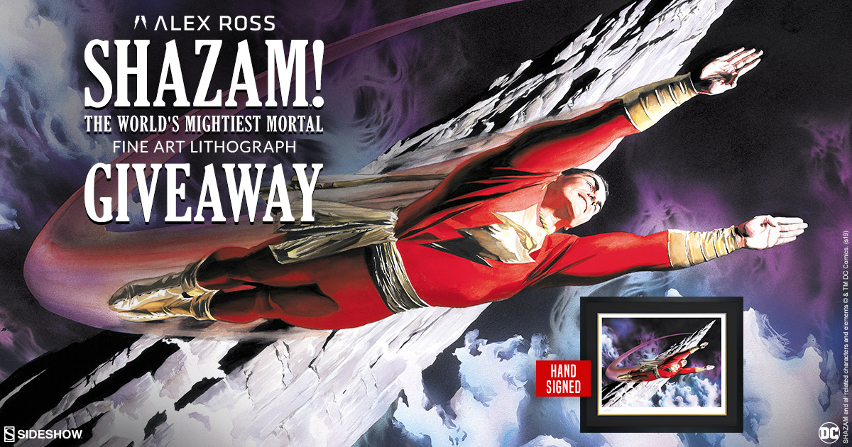 Alex Ross Shazam Fine Art Print Giveaway
