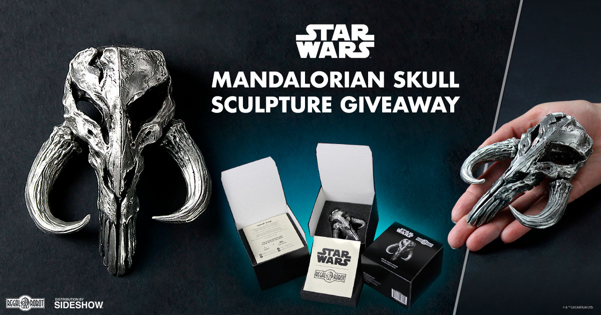 Mandalorian Skull Sculpture Giveaway