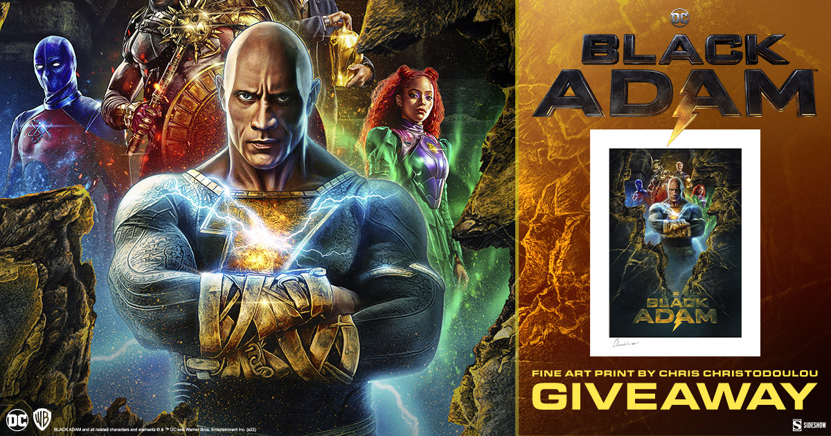 Black Adam Fine Art Print Giveaway