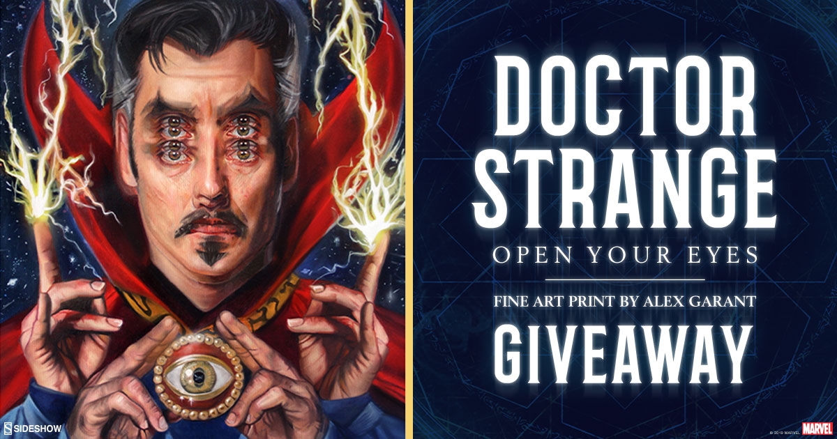 Doctor Strange Open Your Eyes Framed Print Giveaway