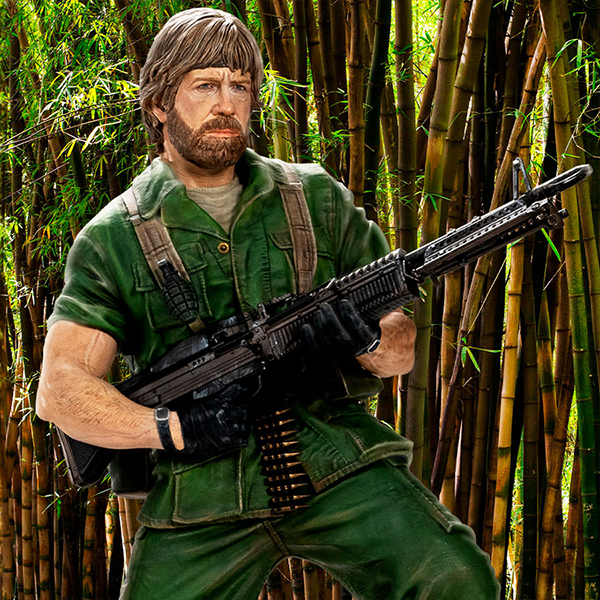 Missing In Action Chuck Norris Statue reveal image