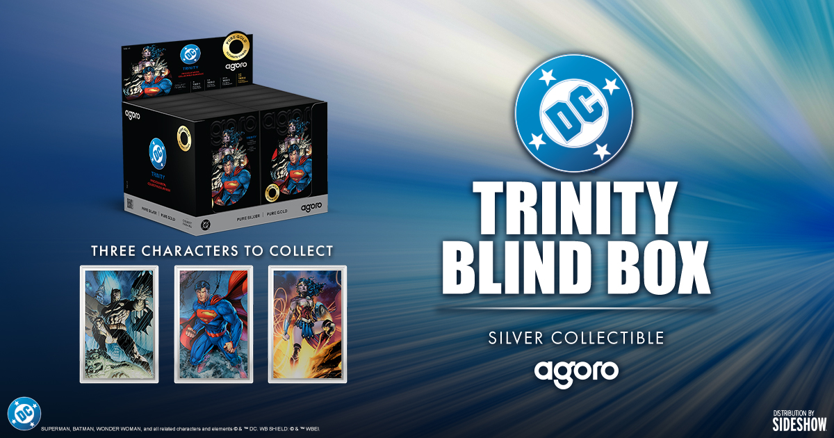 DC Trinity Blind Box Silver Collectible