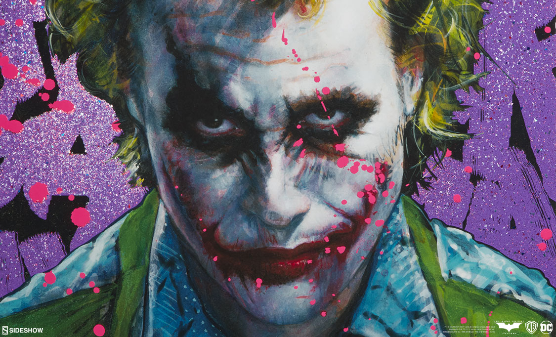 Why So Serious? XL Deluxe Diamond Dust Fine Art Print