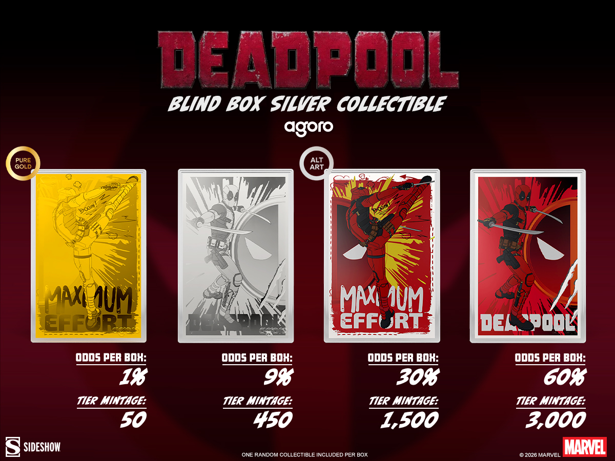 Deadpool Blind Box Silver Collectible