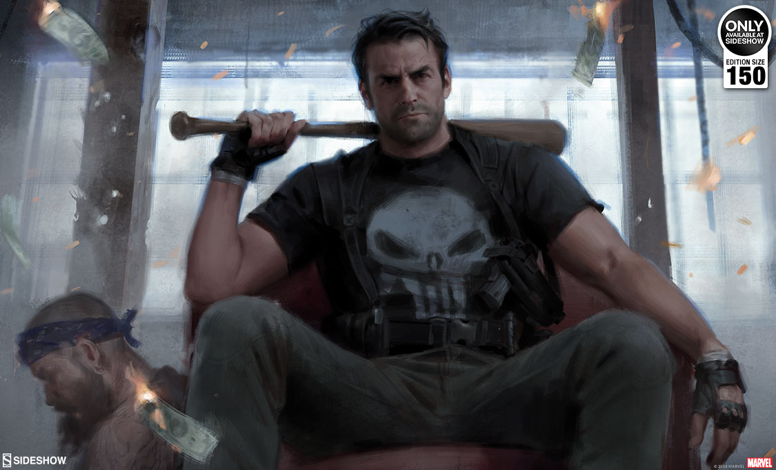 Punisher on Throne Art Print
