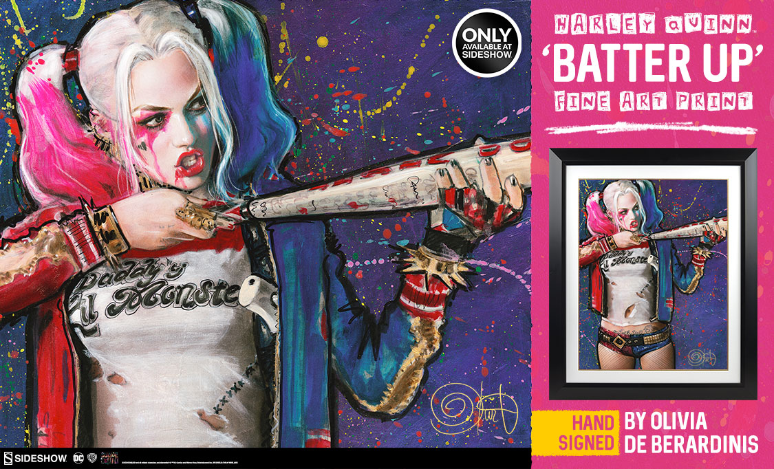Harley Quinn Batter Up Print