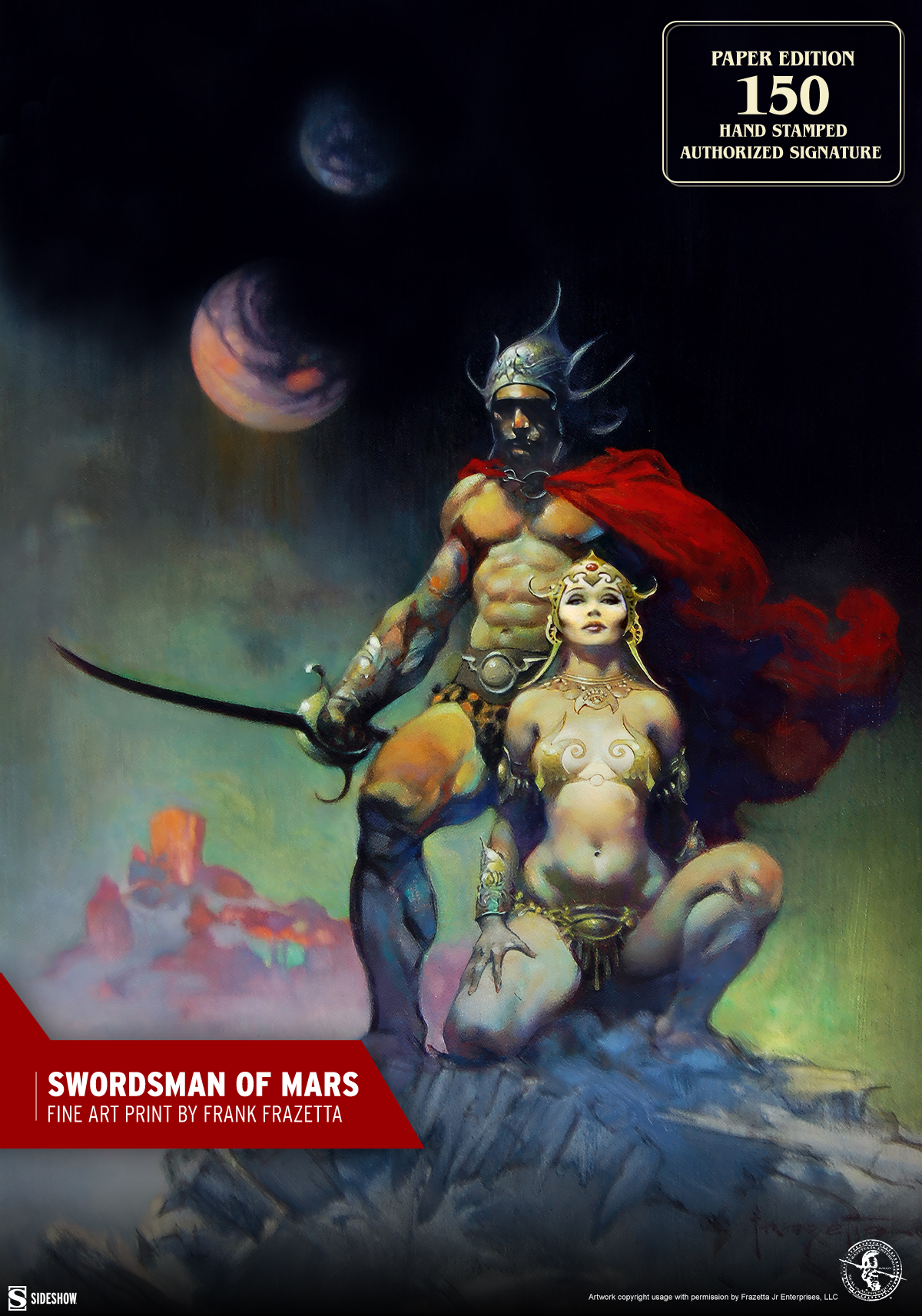 Swordsman of Mars Fine Art Print