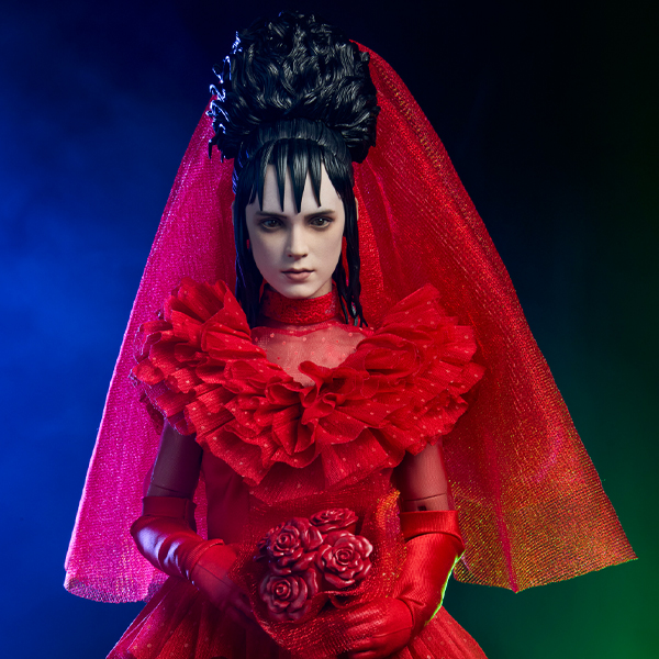 lydia red wedding dress WEFONLLICOS 4PCS Women Deetz Costume Beetle Bride Dress with Wig Veil Gloves Cosplay Gothic for Adult Halloween (Small) : Clothing, Shoes & Jewelry Unauthorized use Lydia Deetz (Wedding Version) Sixth