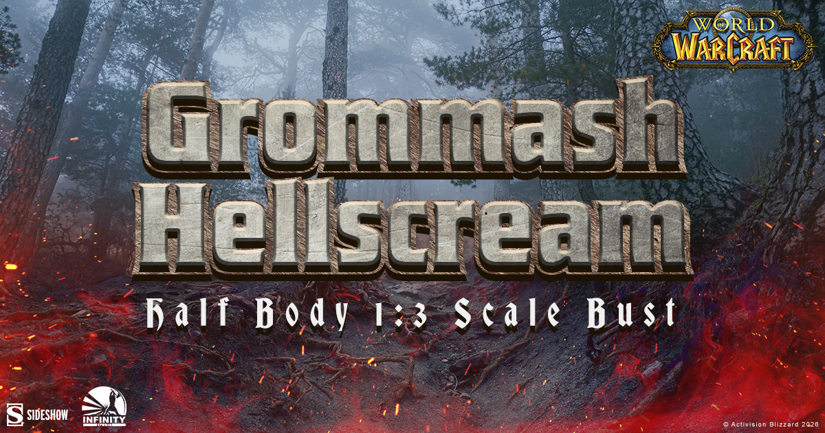 Grommash Hellscream Half Body 1:3 Scale Bust