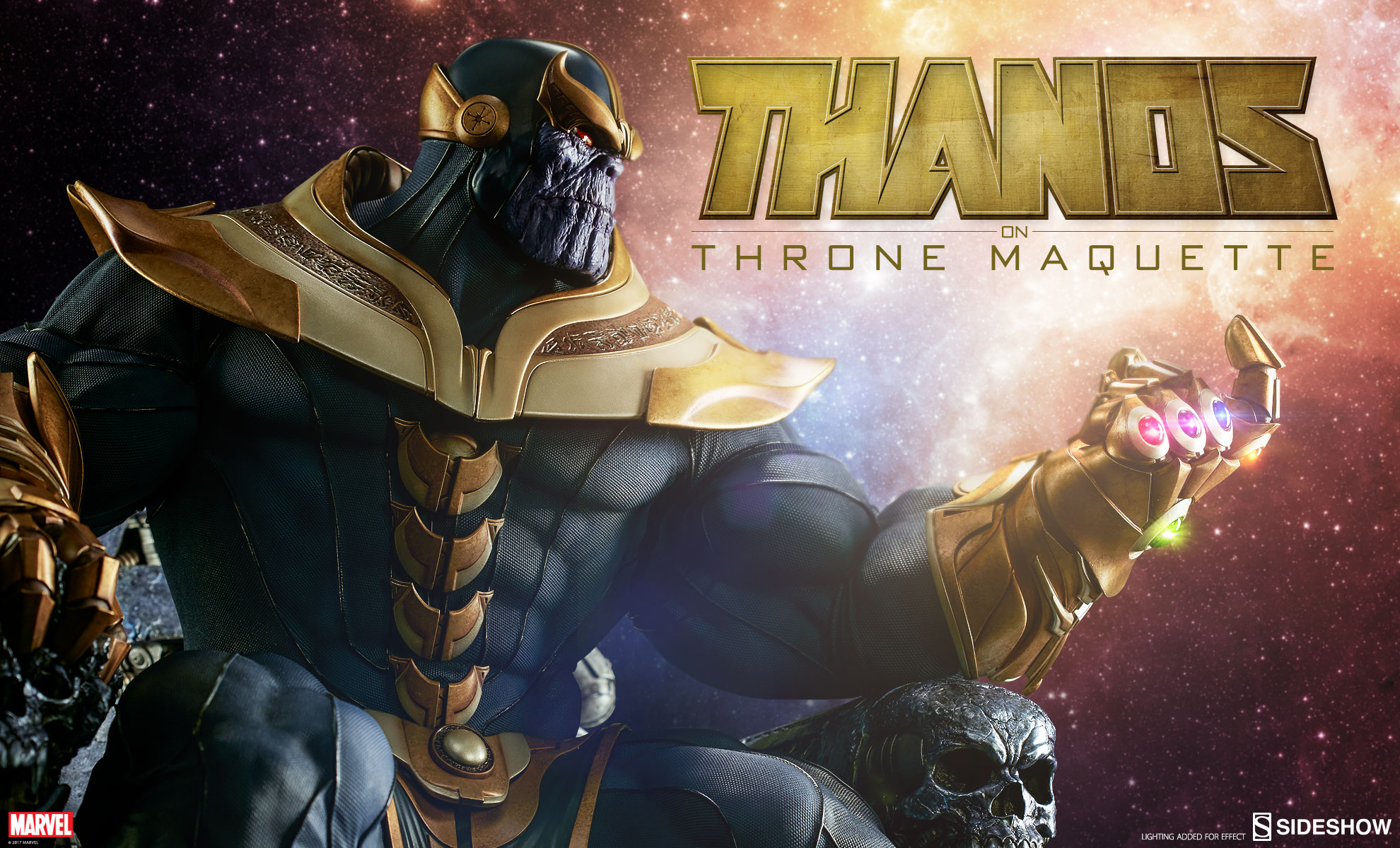 Thanos on Throne Maquette