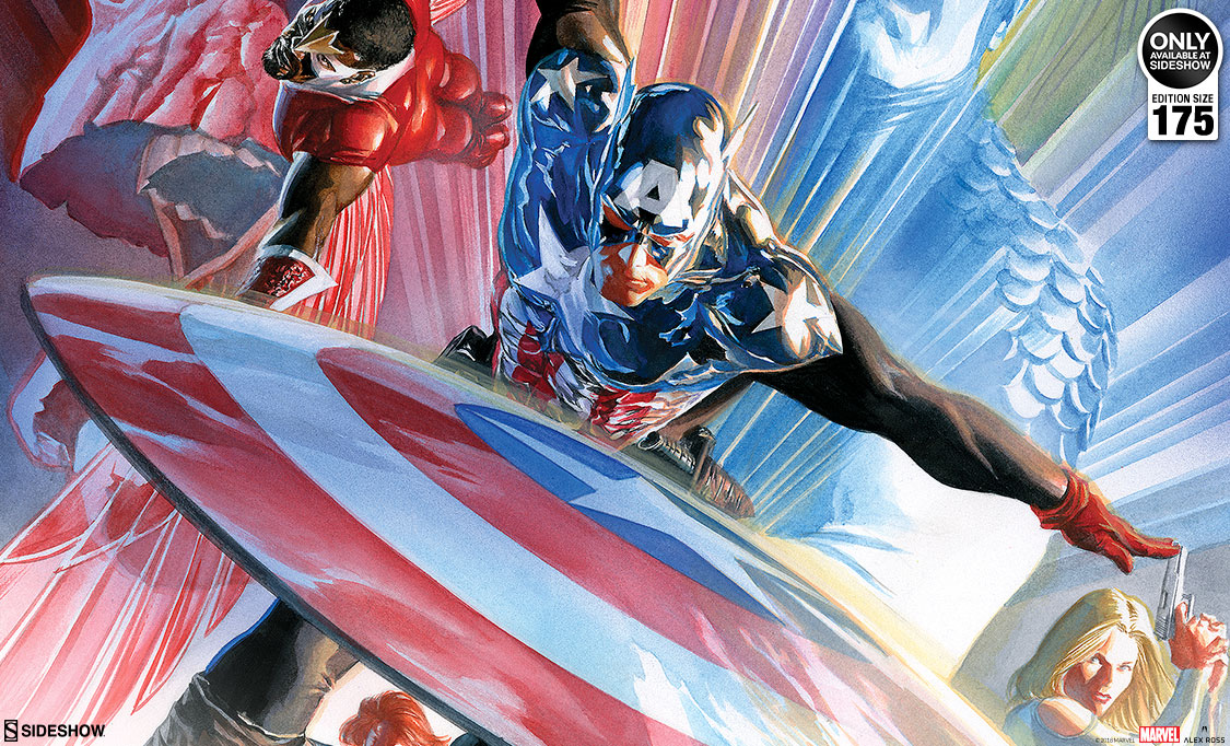 Alex Ross Captain America Print
