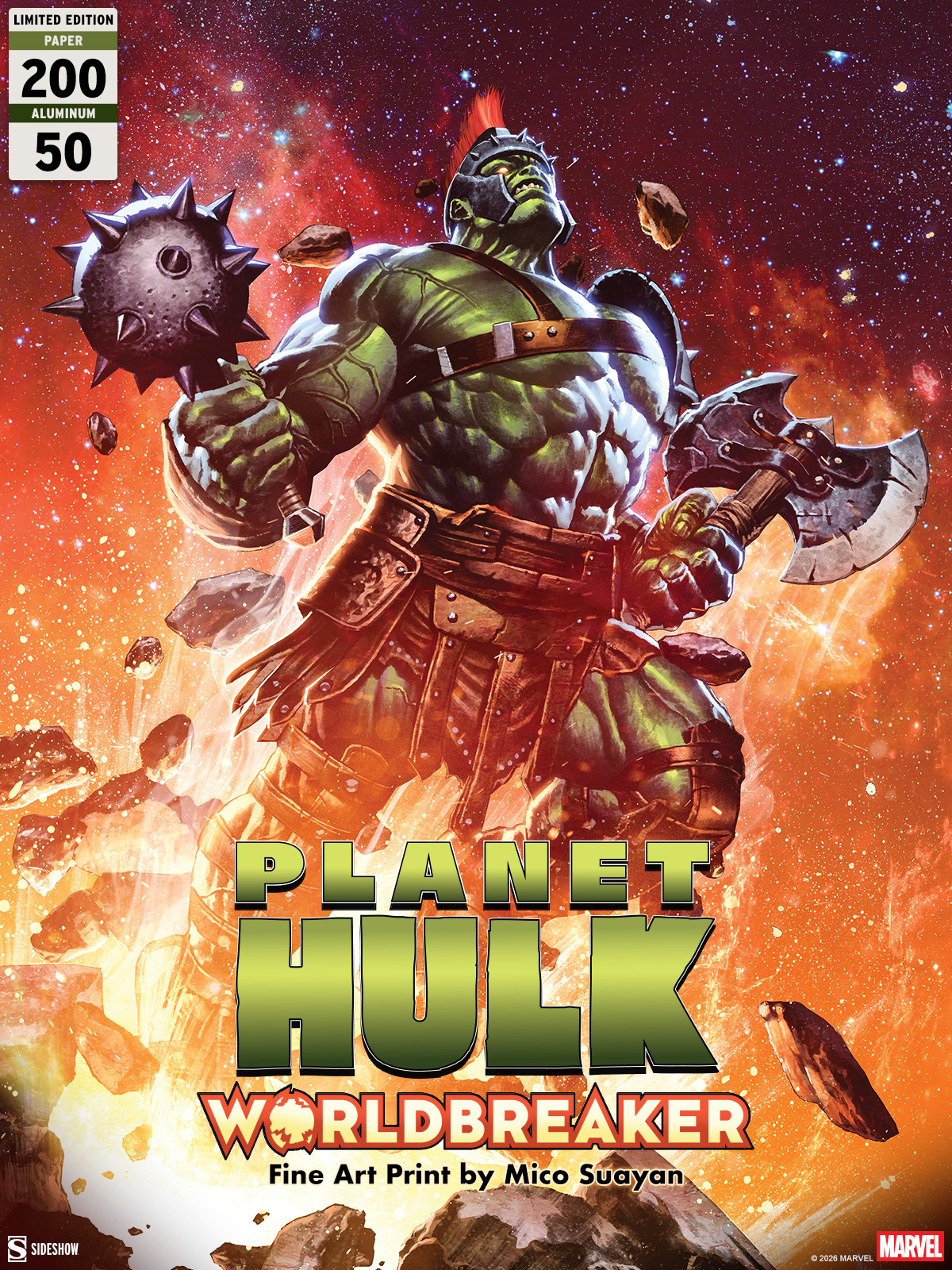 Planet Hulk: Worldbreaker Fine Art Print by artist Mico Suayan