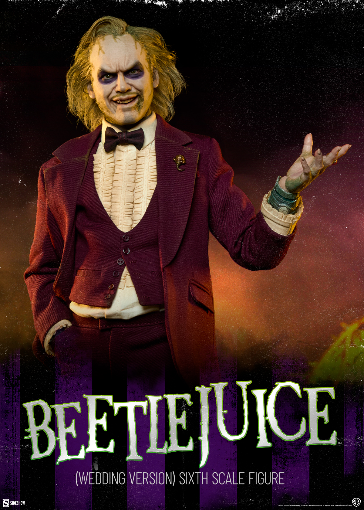 Beetlejuice (Wedding Version) Sixth Scale Figure
