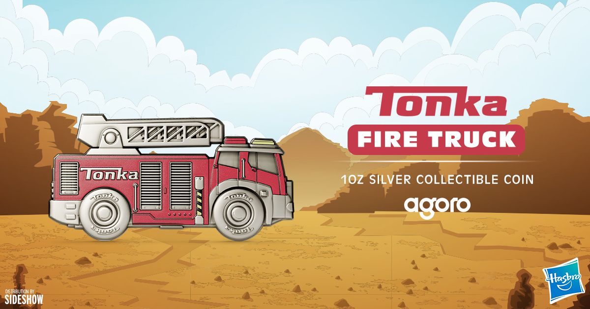 Tonka Fire Truck Silver Collectible