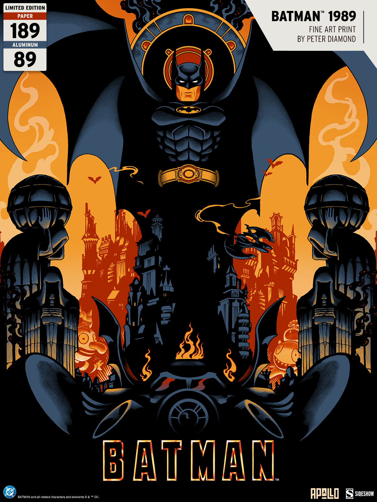 Batman 1989 Fine Art Print