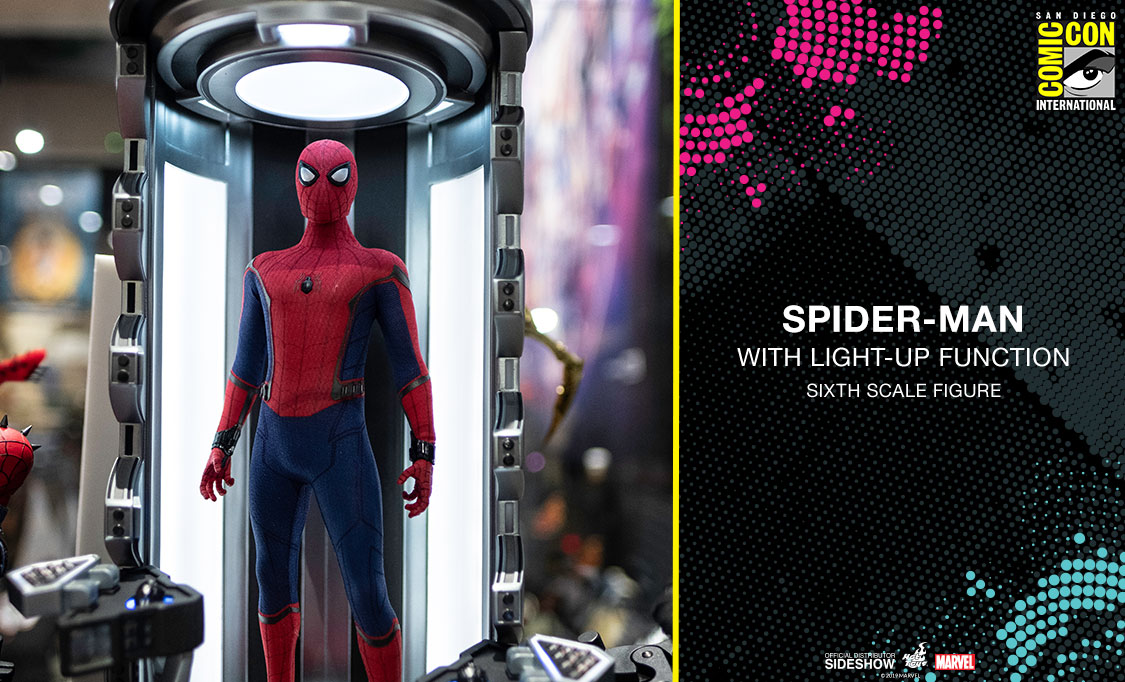 Spider-Man with Light-Up Function Sixth Scale Figure