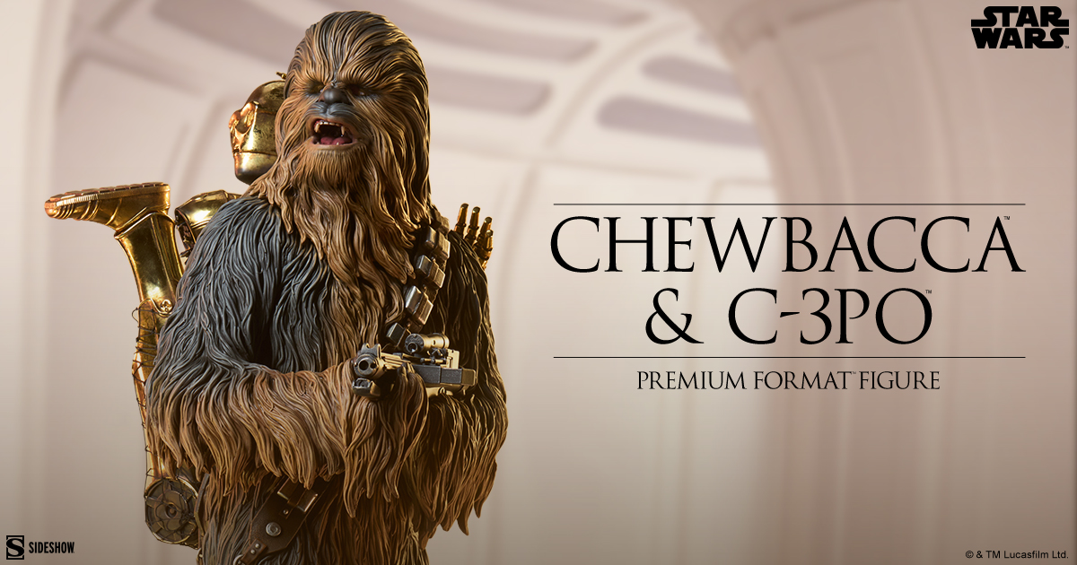 Chewbacca and C-3PO Premium Format™ Figure