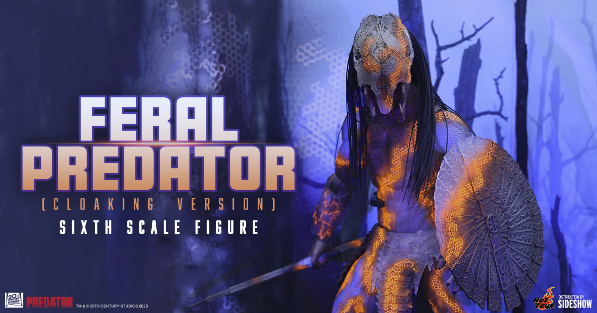 Feral Predator (Cloaking Version) Sixth Scale Figure