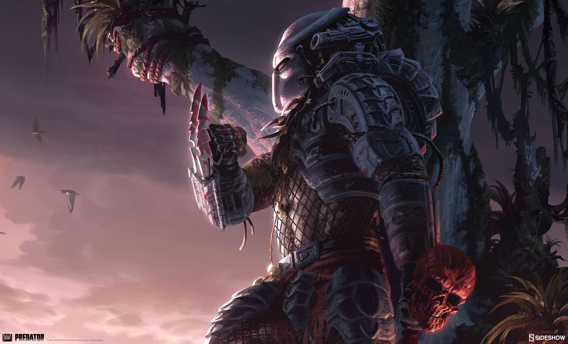 Predator Jungle Hunter Premium Art Print