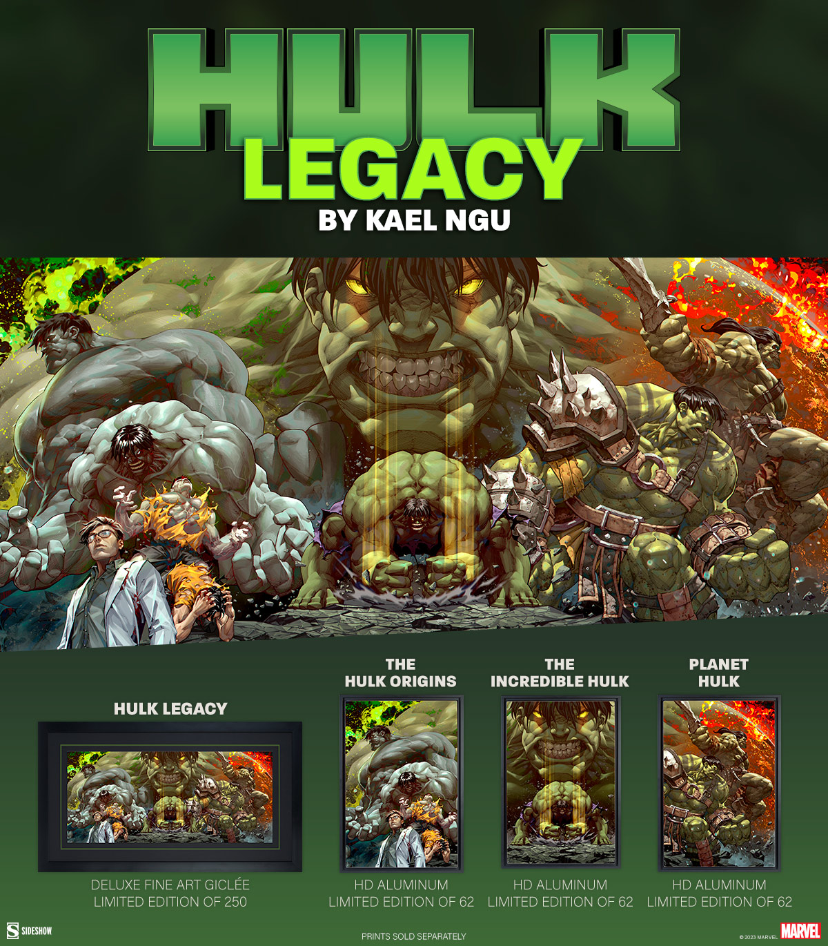 Hulk Legacy Fine Art Print