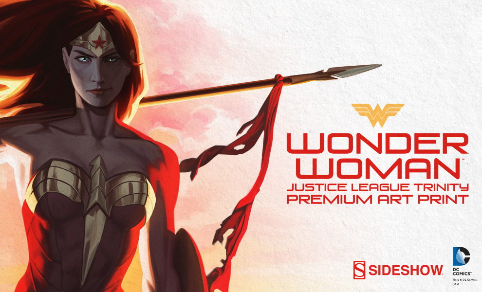 Wonder Woman Justice League Trinity Print Preview