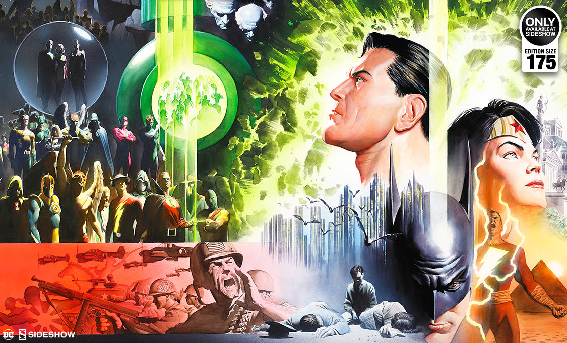 Alex Ross History of the DC Universe Print