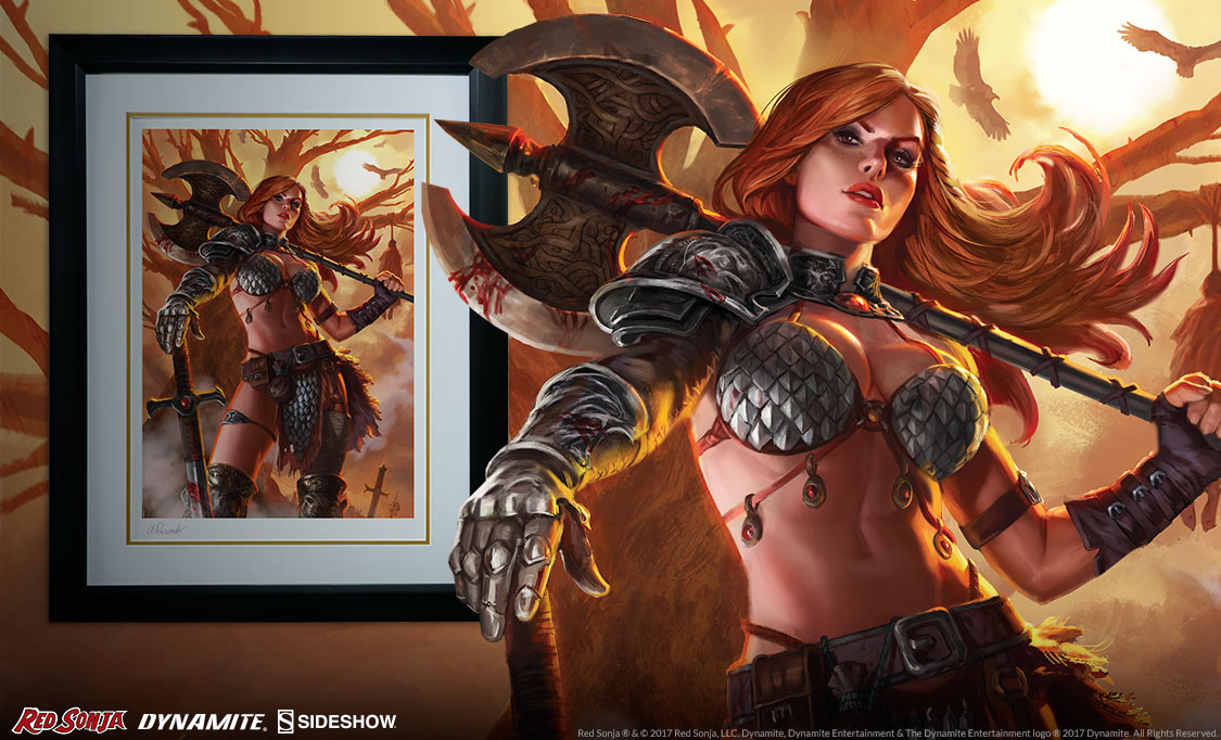Red Sonja Queen of Scavengers Premium Art Print | Sideshow
