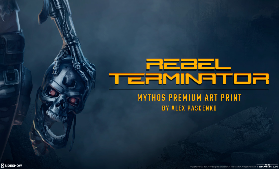 Rebel Terminator Mythos Art Print