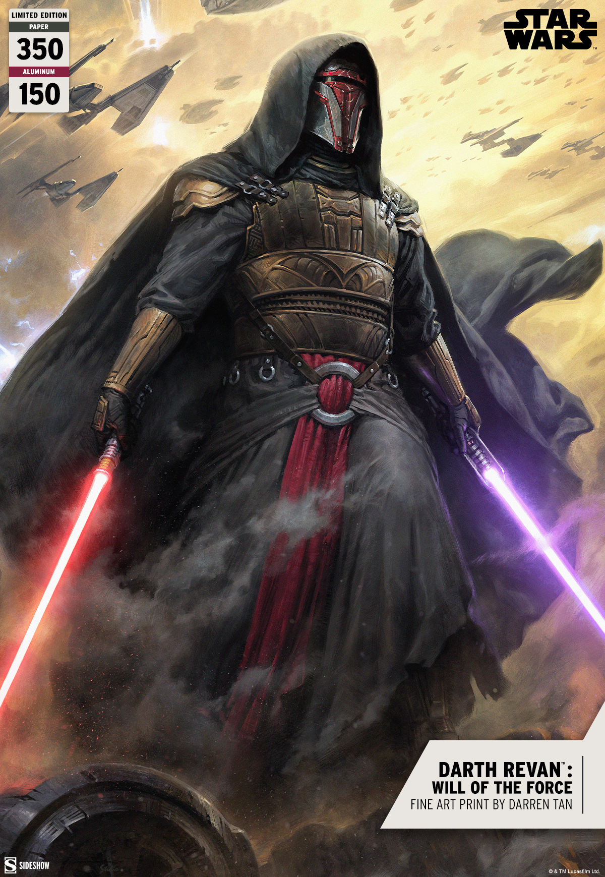 Darth Revan: Will of the Force Fine Art Print
