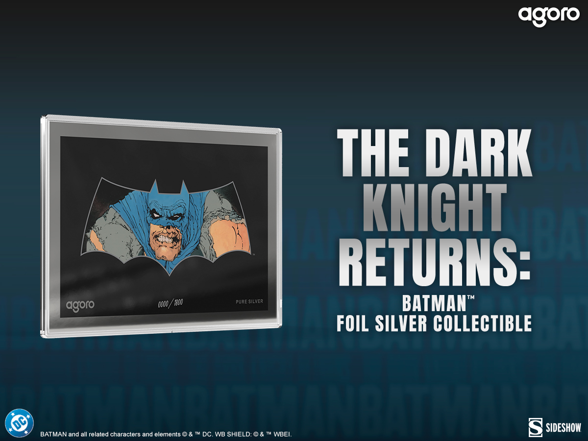 The Dark Knight Returns: BATMAN™ Foil Silver Collectible