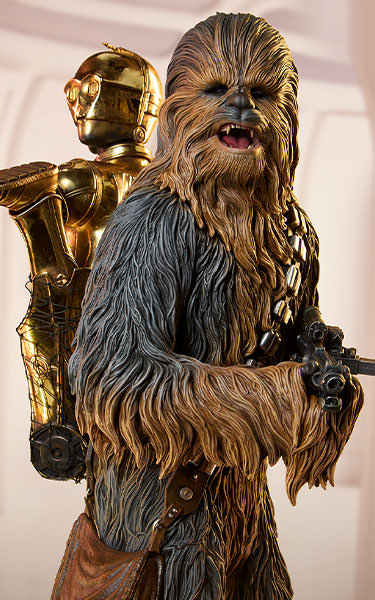 Don’t drop that droid! Pre-order the new Chewbacca and C-3PO Premium Format Figure, inspired by The Empire Strikes Back.