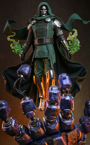 A new threat emerges in the MCU. Pre-order the Doctor Doom Sixth Scale Figure by Hot Toys!